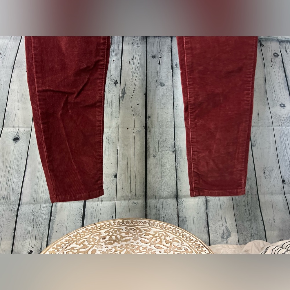 Levis 710 Super Skinny Corduroy Jeans | Rust Red | Sz Womens 28 - Picture 2 of 16
